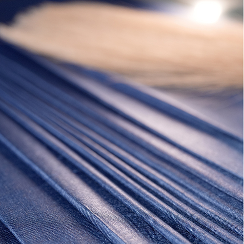 Blue Silk Deluxe Fabric