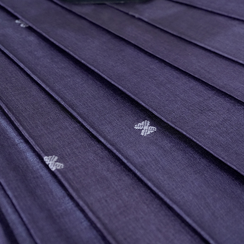 Blue Indigo Night Silk Fabric