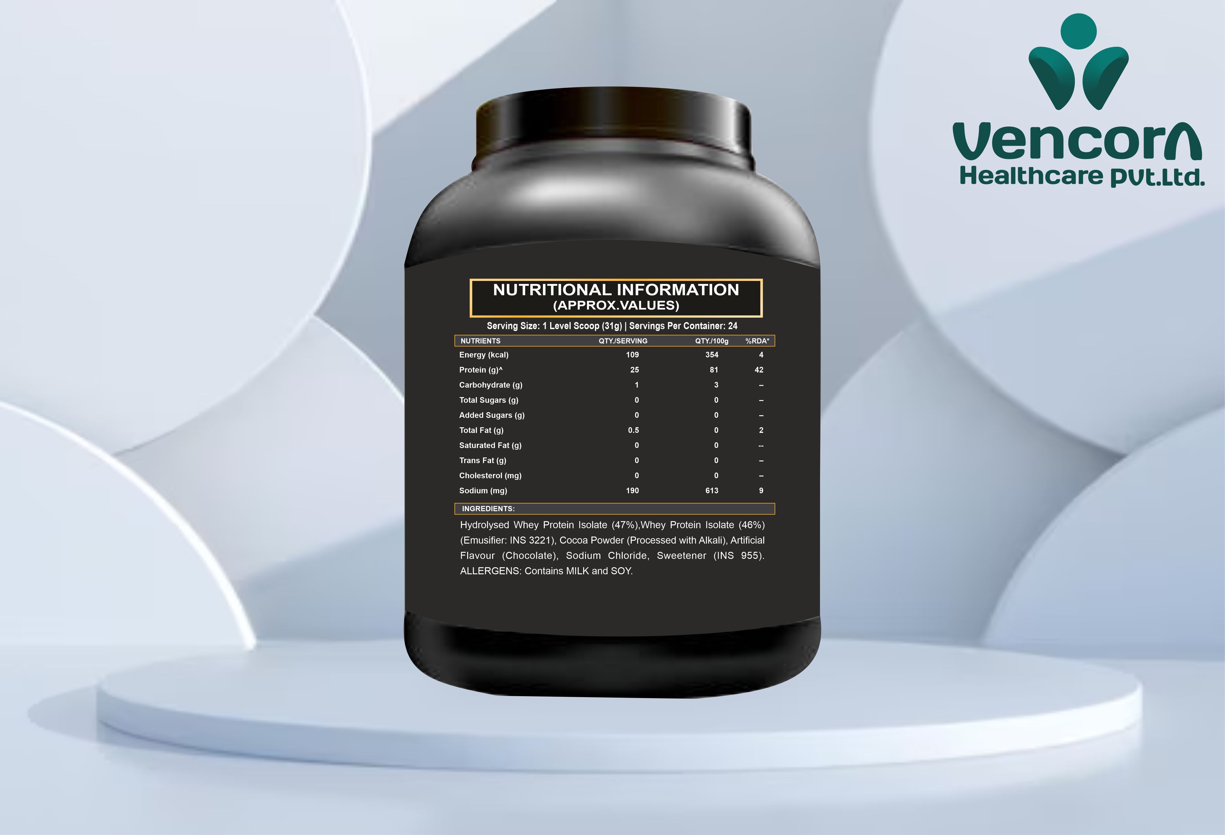 Whey Protein - Premium Quality Powder | Customized Flavor, 36 Months Shelf Life, Efficient Muscle Support