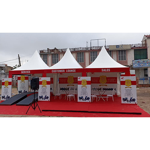 Ms Portable Pagoda Tent - Color: White