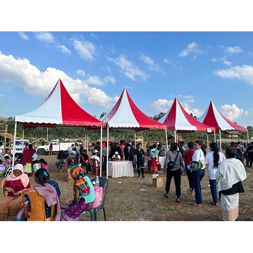 Ms Portable Pagoda Tent - Color: White