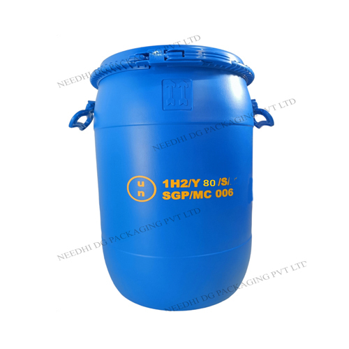 80L HDPE ओपन माउथ ड्रम