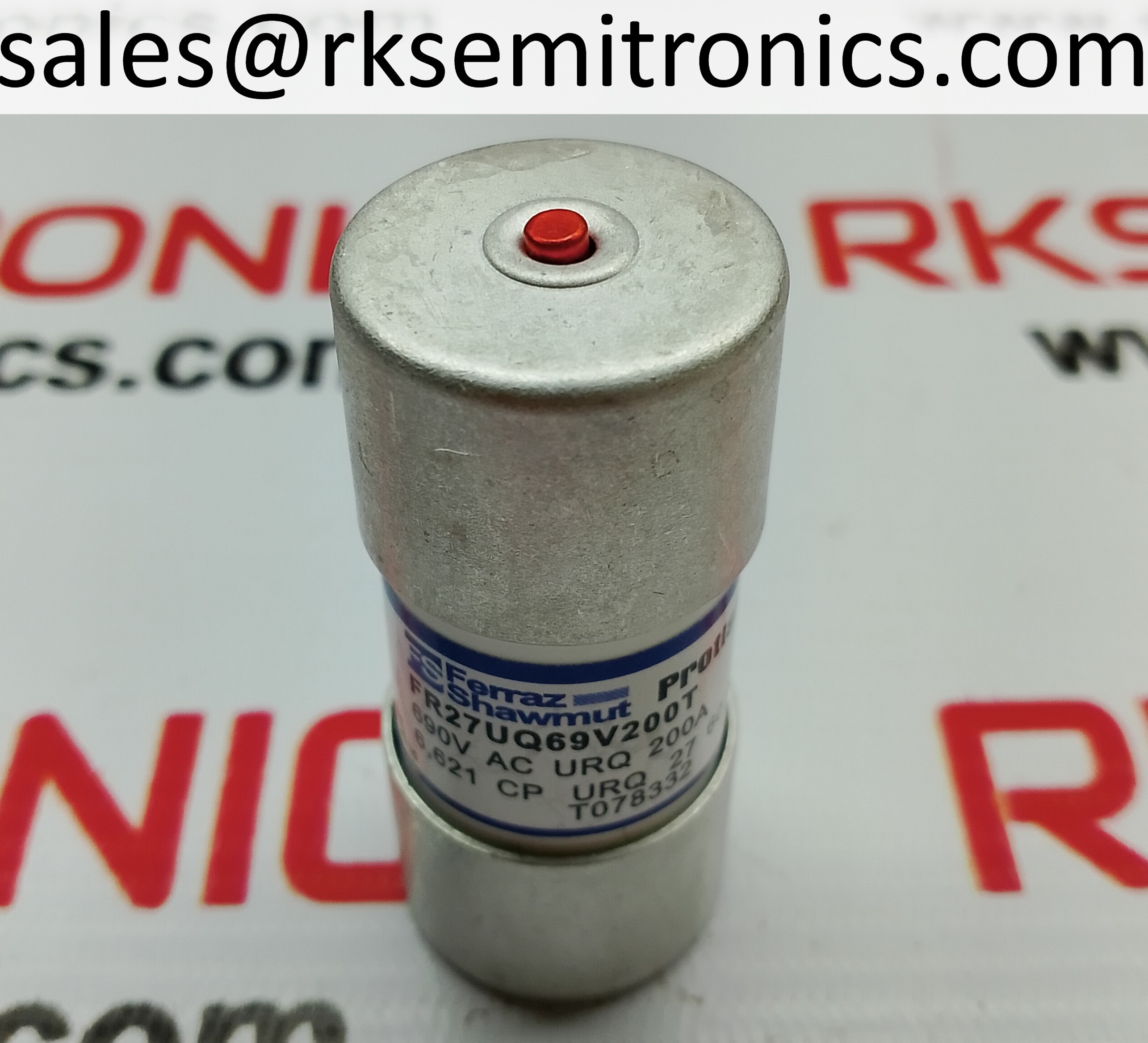 Fr27uq69v200t - 690 Vac, 200 Amp, Cartridge Fuse | High Breaking Capacity 200 Ka, Designed For Motor Overload Protection
