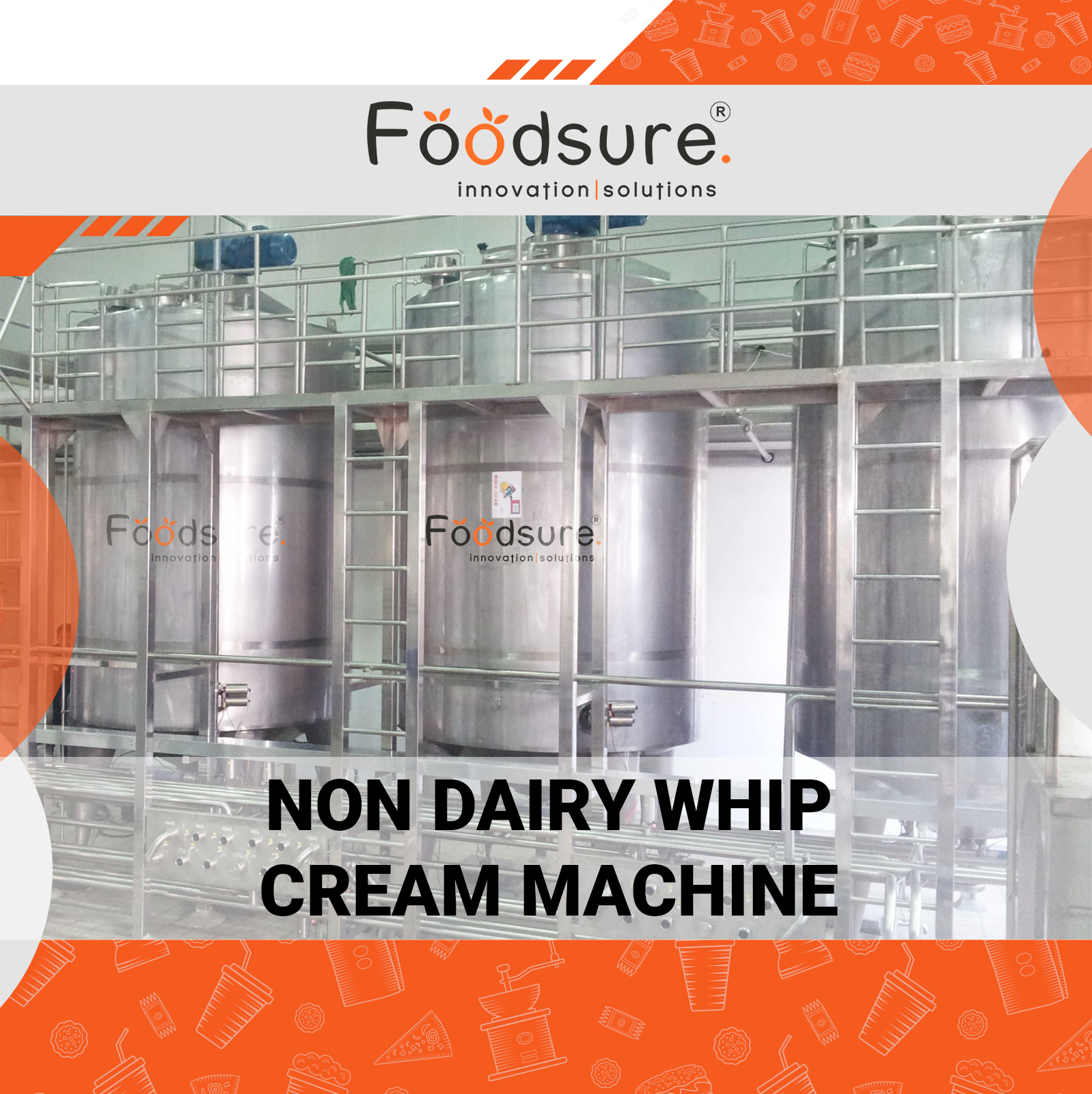 Non Dairy Whip Cream Machine - Capacity: Upto 3000 Kg/hr