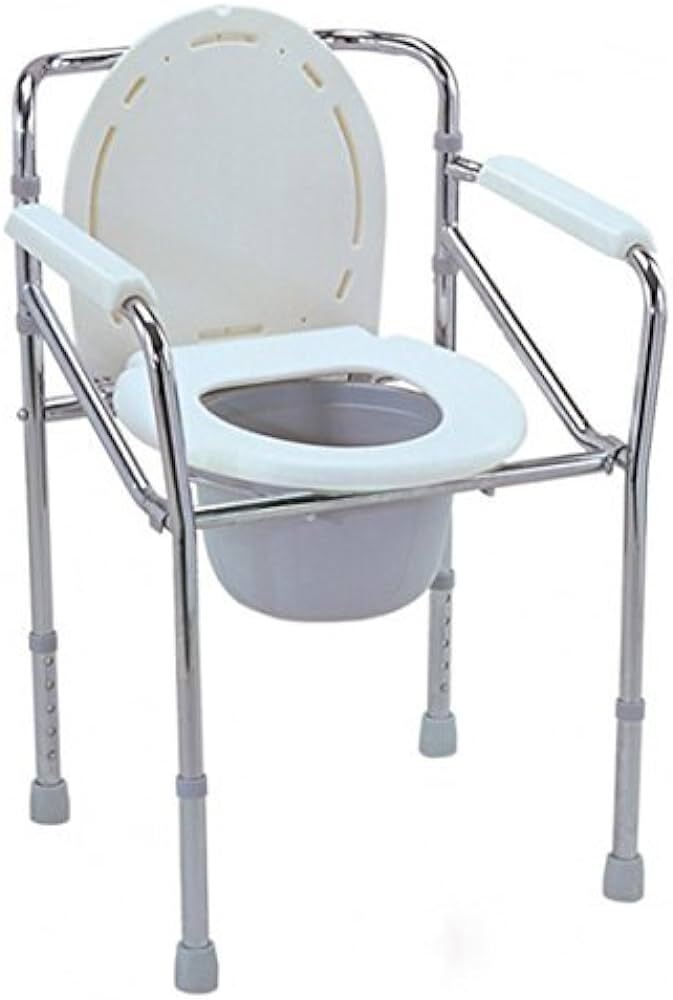 Commode Chair - Lightweight & Durable Construction | Adjustable, Comfortable Design, Easy To Use, Versatile For Any Environment