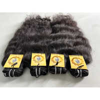 Hand Remy Hair - Indian Remy Hair, 10-32 Inch Length Range, Natural Black Color | Premium Quality Hair Extensions for Women, Versatile and Professional Use
