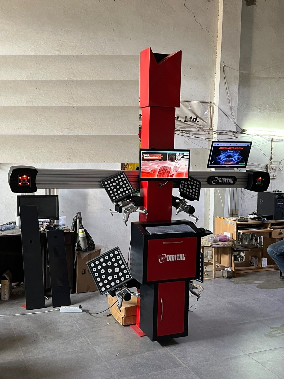 Industrial Wheel Alignment Machine - Mesh Type: Normal