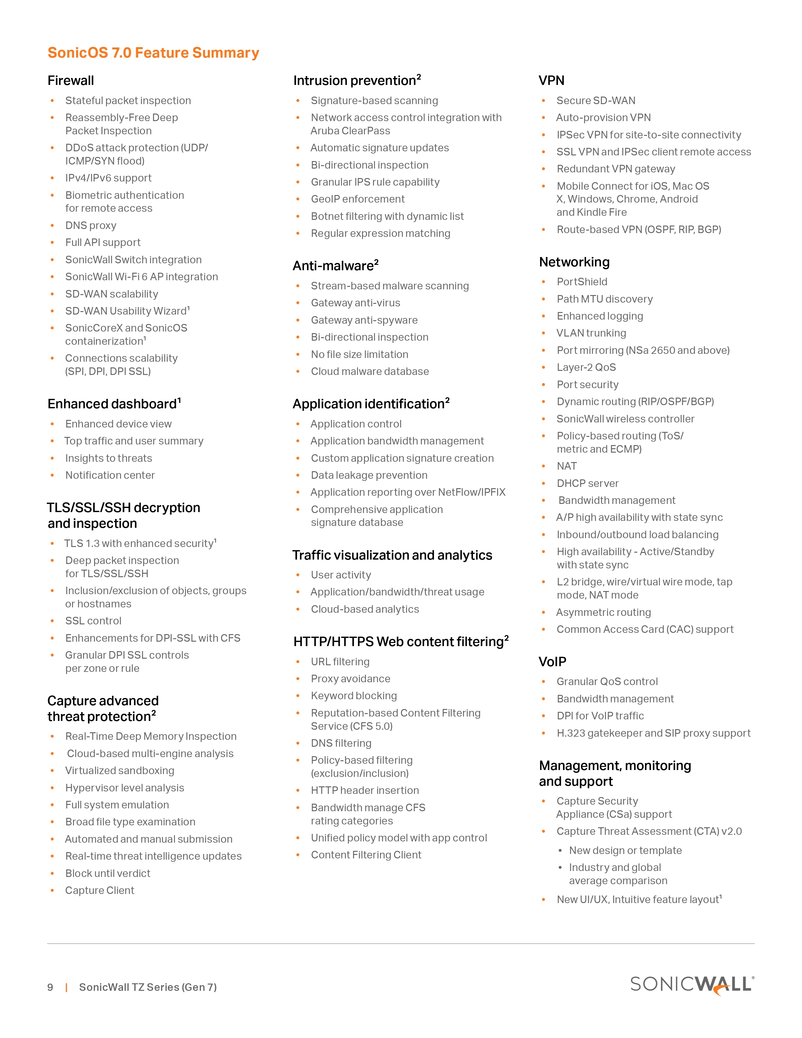 Sonicwall Tz570 Firewall - Dimension (L*w*h): 3.5x15x22.5 Centimeter (Cm)