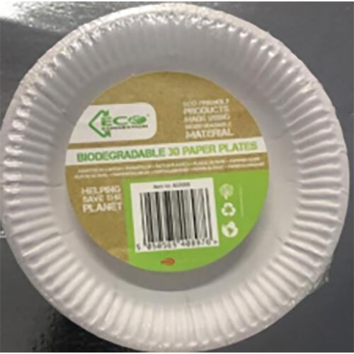 White Paper Plates - Feature: Good Quality