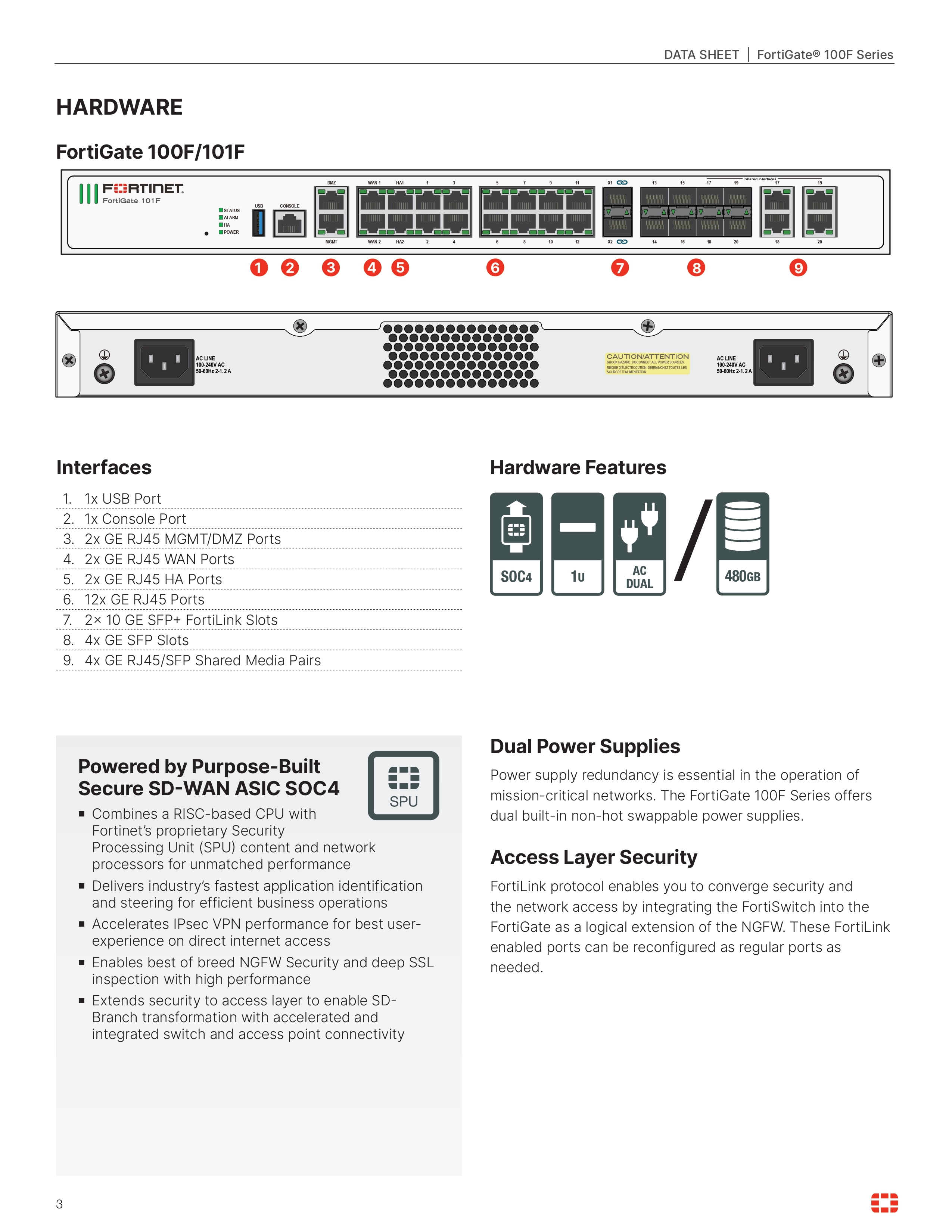 Fortigate 100 F Firewall