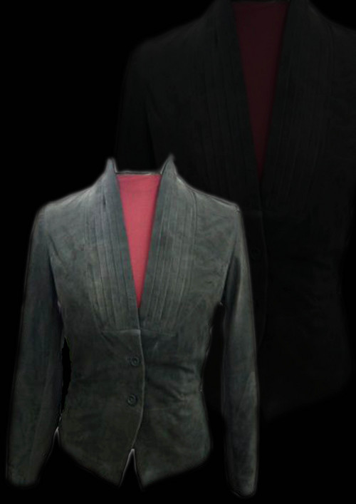 साबर चमड़े का जैकेट