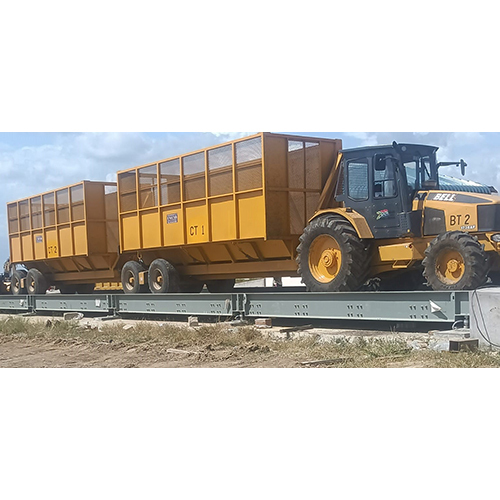 Fully Electronic Weighbridge - Color: Yellow