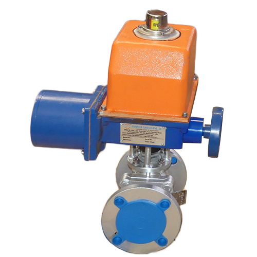 Motorized Ball Valve - Finish: Painted
