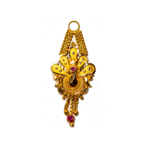Gold Maang Tikka - Color: Golden