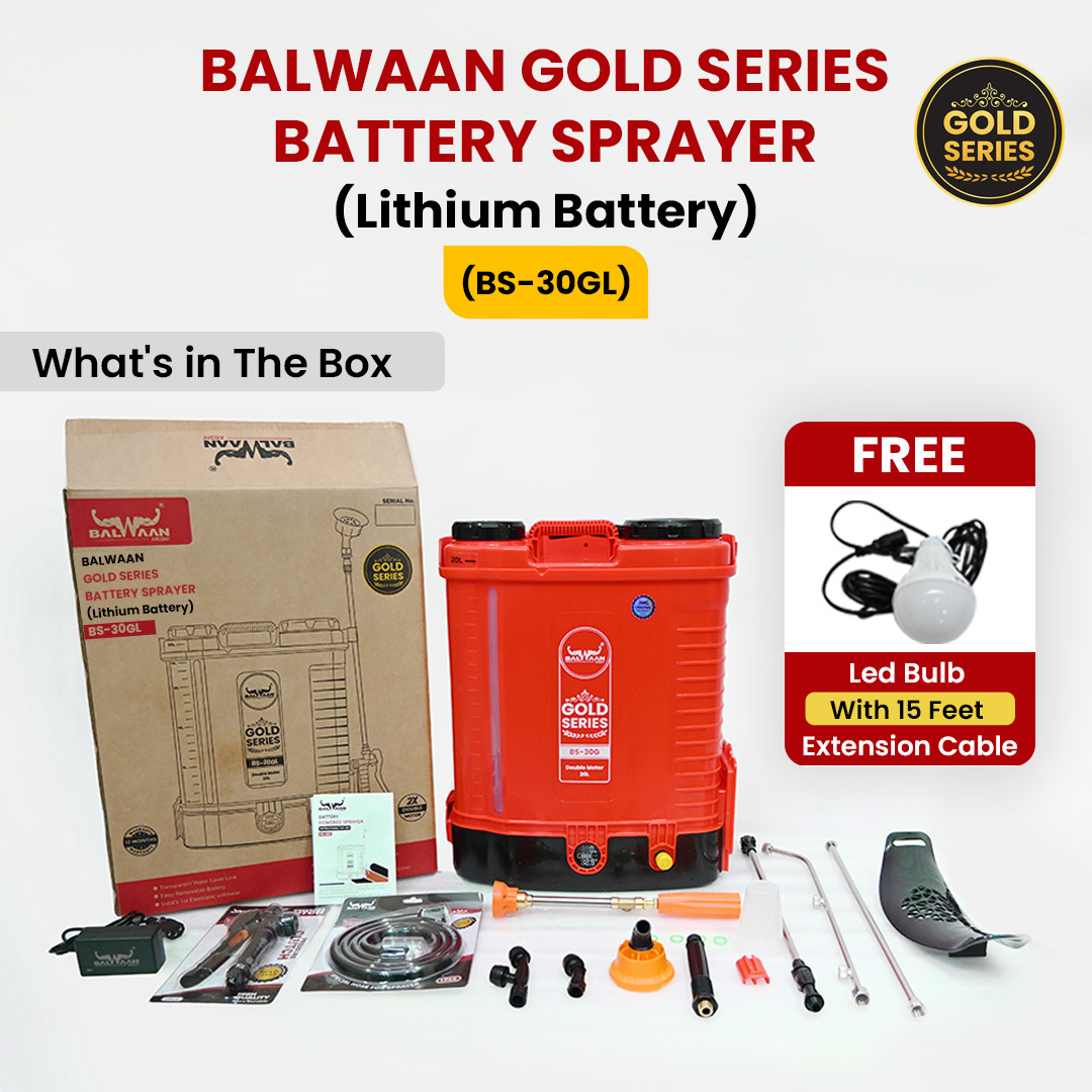 Balwaan Bs-30gl Gold Series Double Motor Battery Sprayer
