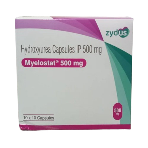 500Mg Hydroxycarbamide Myelostat Capsules Ph Level: As Per Industry Norms