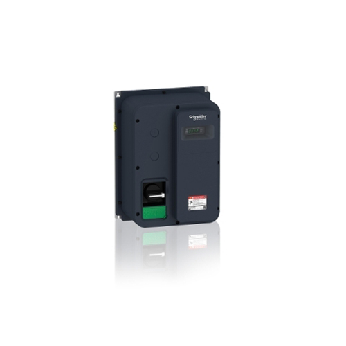 Schneider Make AC Drive - 500V AC Output, IP65 Protection Level, Sturdy Black Color, Ideal for Industrial Applications