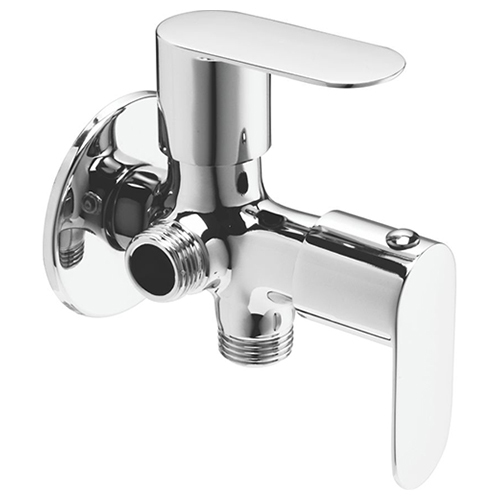 Slim 2 In 1 Angle Cock - Color: Nickle