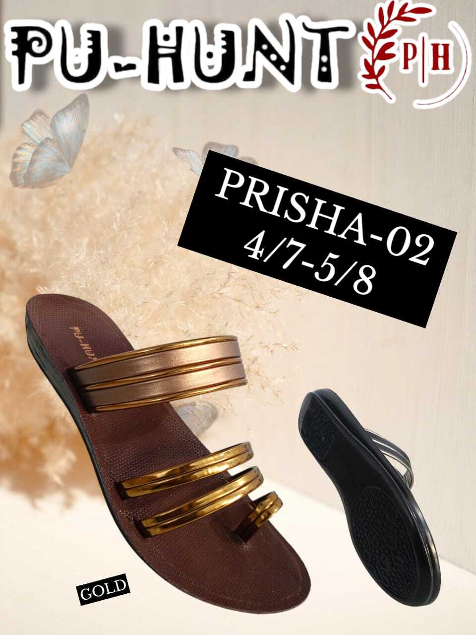 Prisha Slipper-02 - Fancy Slipper | Stylish Design, Comfortable Fit, Soft Material, Elegant Appearance, Versatile For Indoor And Outdoor Use