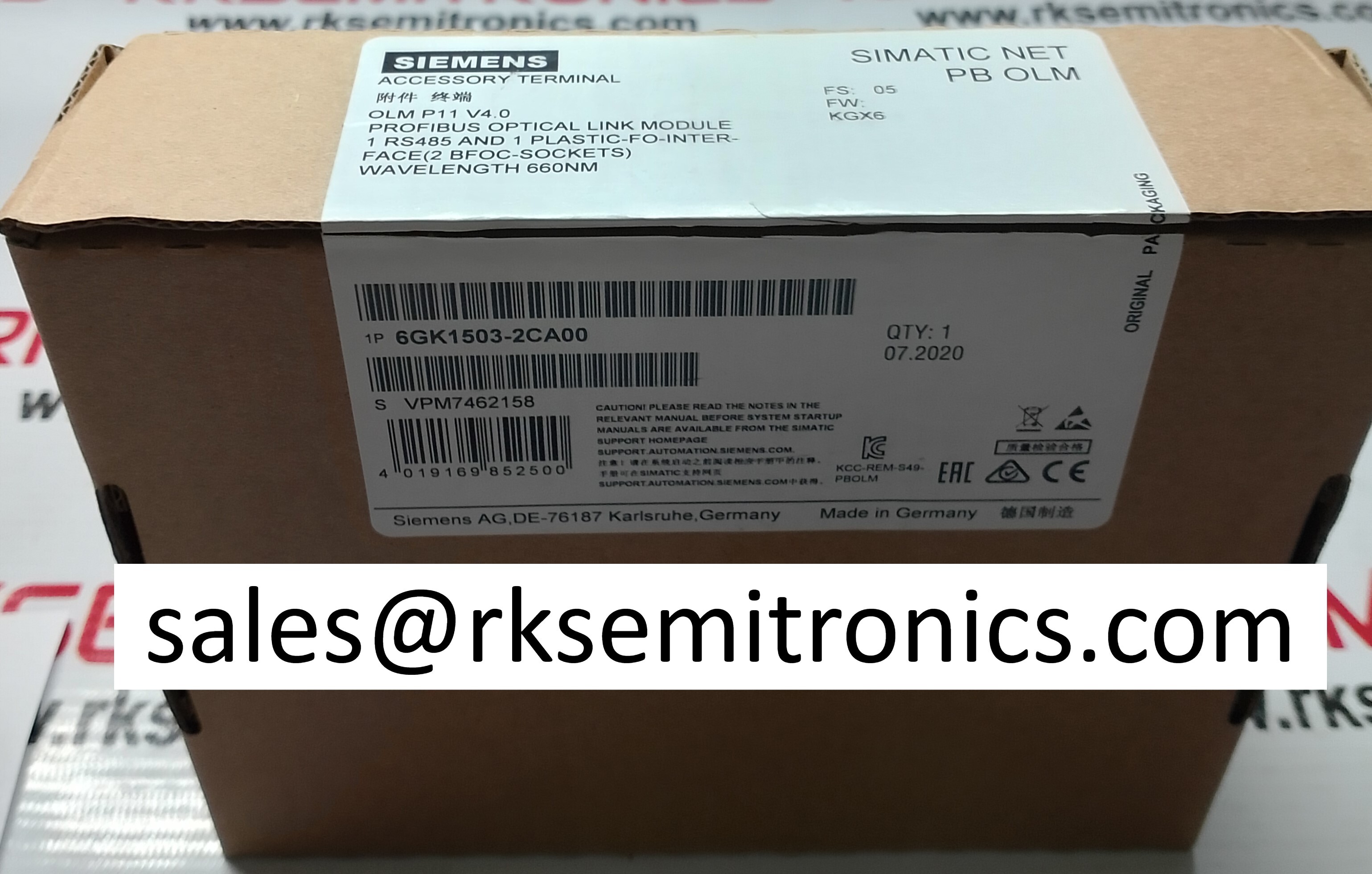 6gk1503-2ca00 Optical Link Module