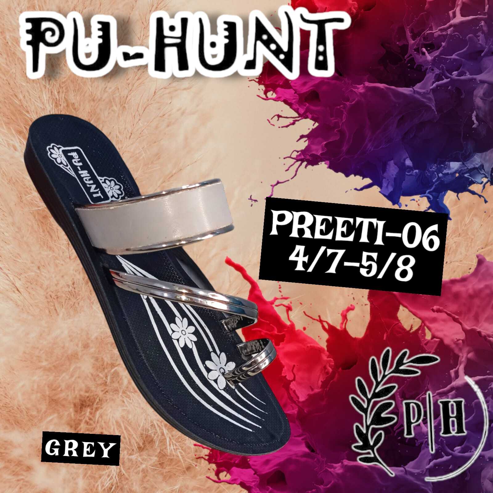 Preeti Slipper-06 - Pu Material , Elegant Design With Comfortable Fit And Stylish Appearance