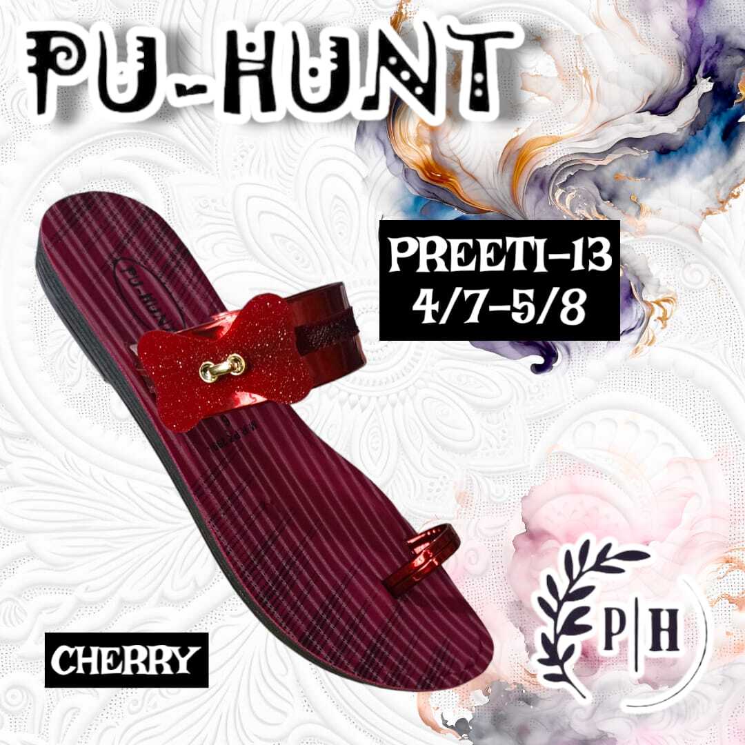 Preeti Slipper-13 - Pu Material, Ladies Fancy Style | Stylish Design, Comfortable Fit, Ideal For Casual Wear