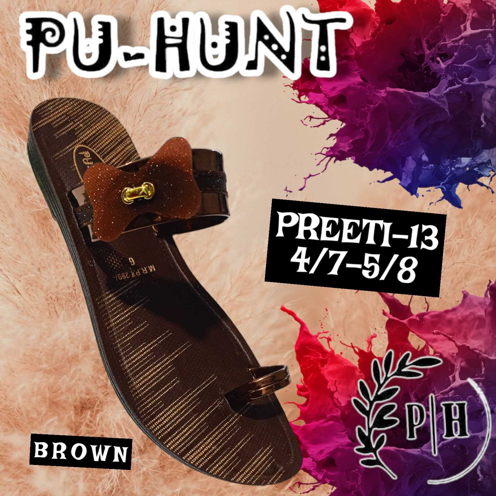 Preeti Slipper-13 - Pu Material, Ladies Fancy Style | Stylish Design, Comfortable Fit, Ideal For Casual Wear