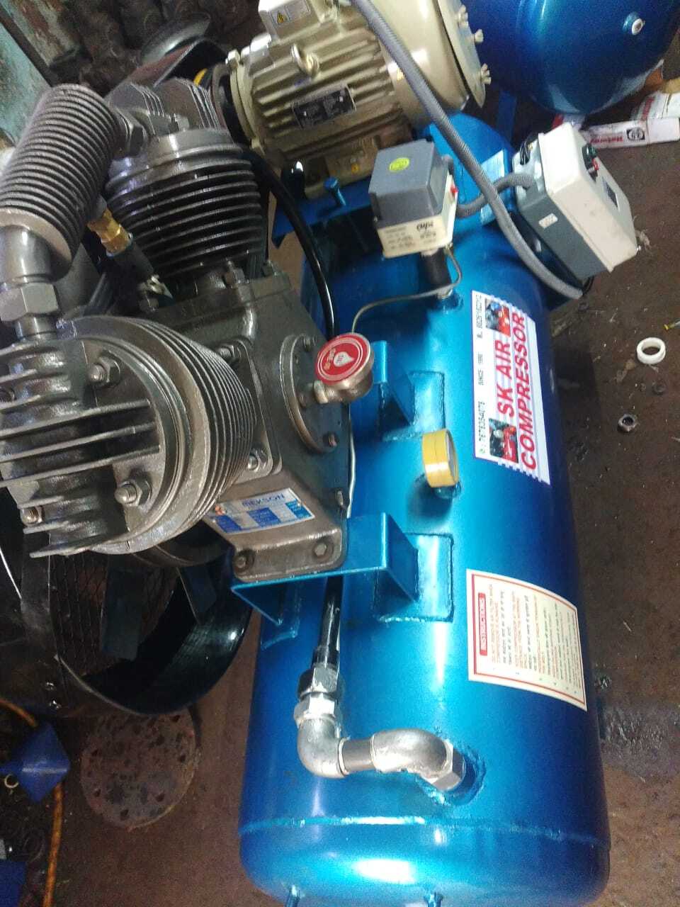 3hp Industrial Air Compressor - Color: Blue