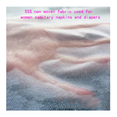 Ts030 Sss Non Woven Fabric For Diapers And Napkins - Embroidery Type: Computerized Embroidery.