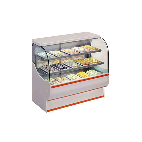 Sweet Display Counter - Stainless Steel, Standard Design, Silver Color | Durable Metal Construction