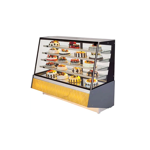 Front Open Display Counter - Color: Black