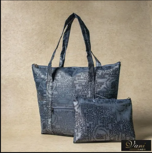 Mitsico Foldable Hand Bag For Personal, Travel Use - Other Material, Free Size, Multicolor | Multi-purpose Unisex Design, Stylish & Convenient