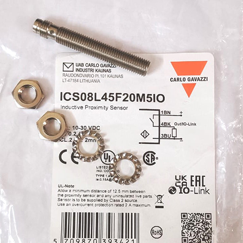 Nickel Plated Brass Ics08L45F20M5Io Inductive Proximity Sensor