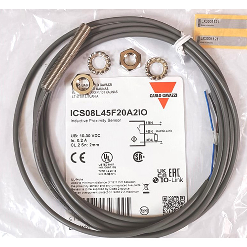 Nickel Plated Brass Ics08L45F20A2Io Inductive Proximity Sensor
