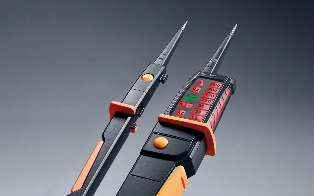 Voltage Tester - Stainless Steel Alloy, 270x65x35 Mm , Digital Display With Fibre-optic Voltage Indication