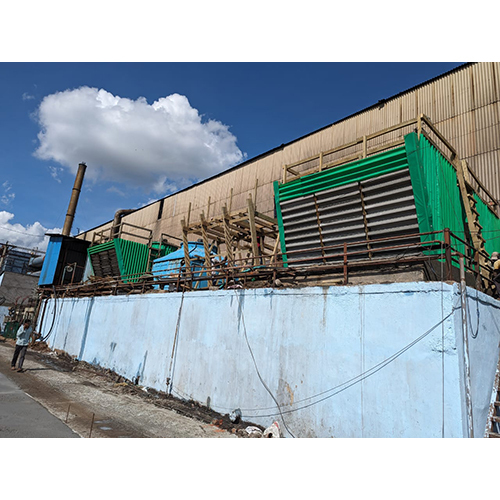 Wooden Cross Flow Cooling Tower - Material: Metal