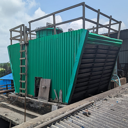 Wooden Cross Flow Cooling Tower - Material: Metal