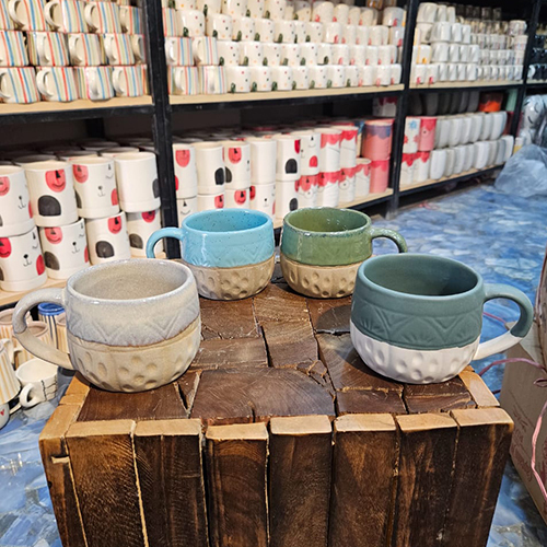 Coffee Mug - Ceramic, Different Sizes Available, Multicolor | Good Quality Design For Everyday Use