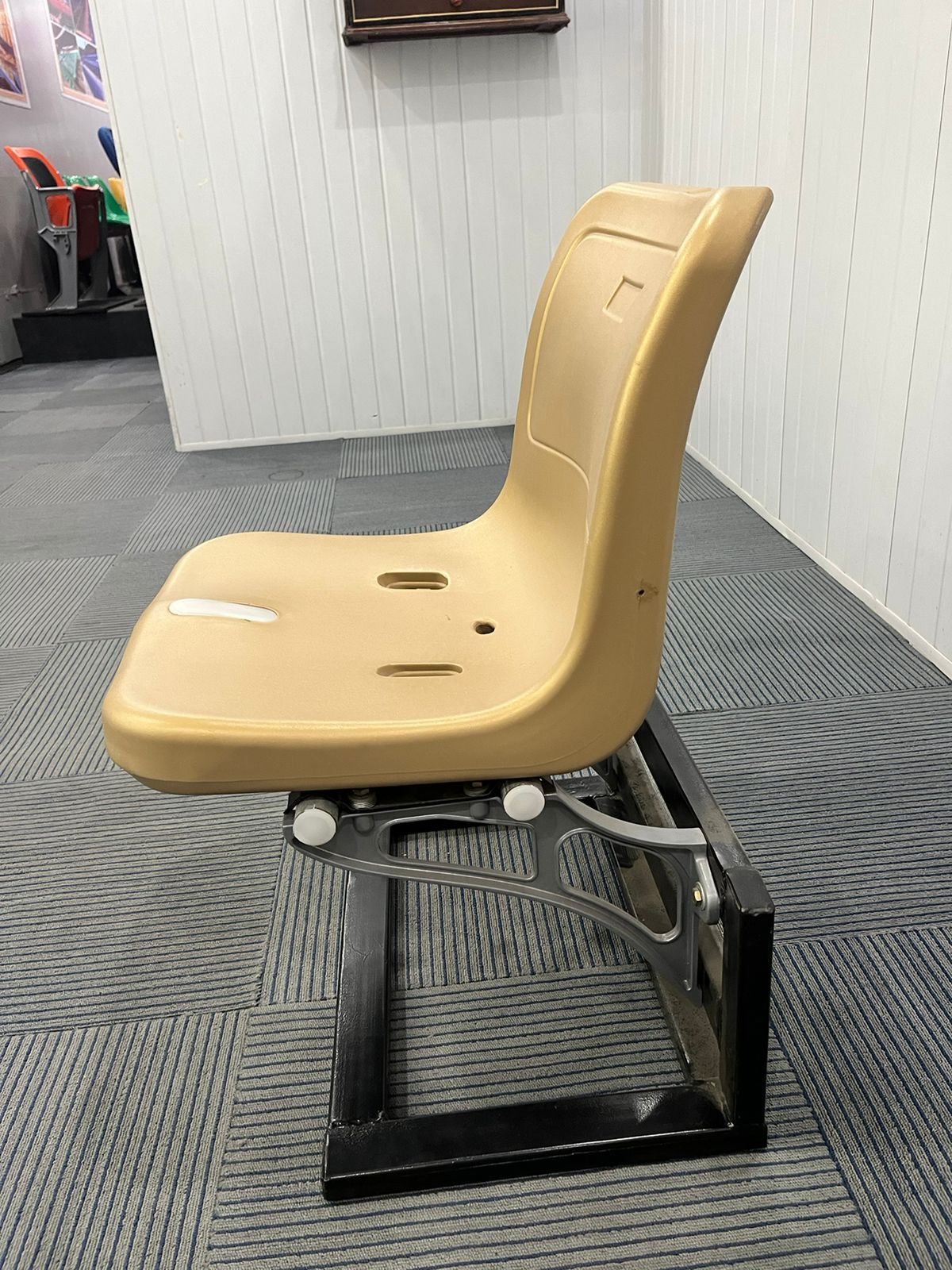 Wall Mount Stadium Chair - Material: Metal