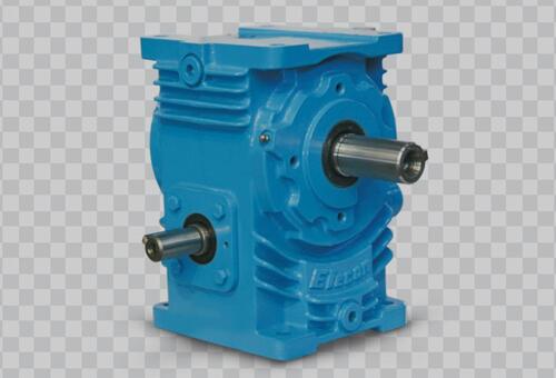 Elecon Worm Gearbox - Color: Blue
