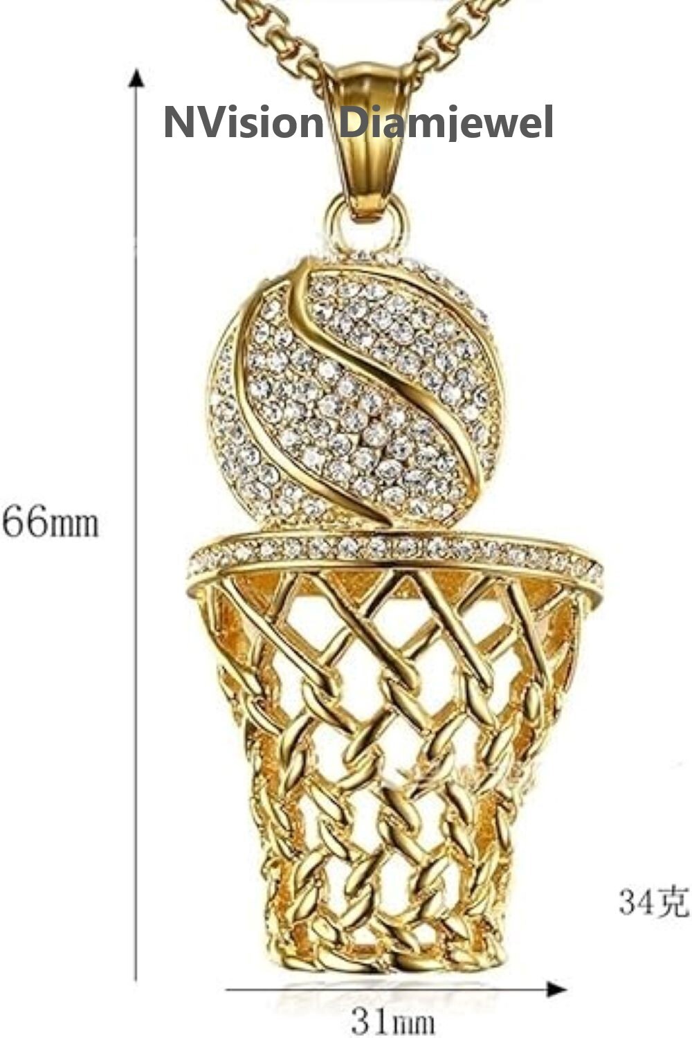 Real Diamond Kids Pendant - 0.70 Carat Si1 Round Brilliant Cut | 90 Pcs Certified Natural Diamonds, Customized Elegant Design