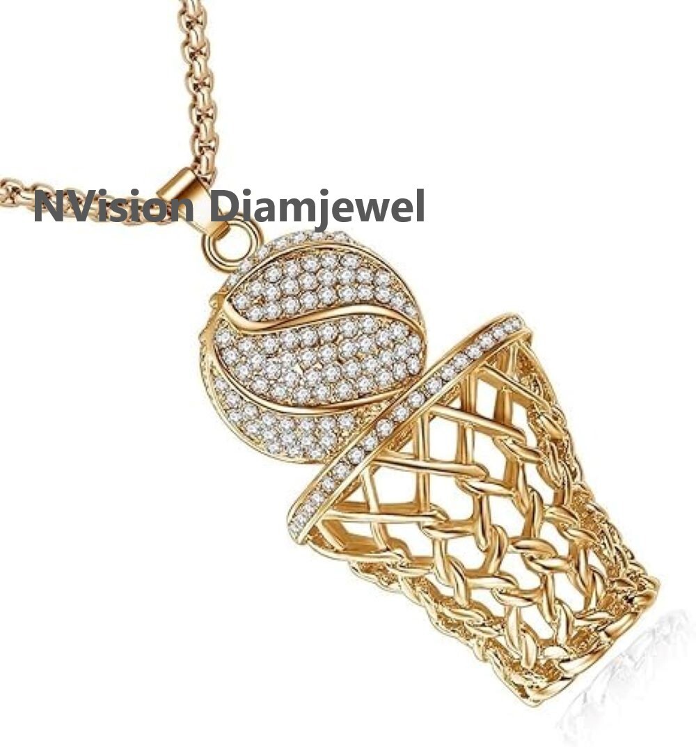 Real Diamond Kids Pendant - 0.70 Carat Si1 Round Brilliant Cut | 90 Pcs Certified Natural Diamonds, Customized Elegant Design