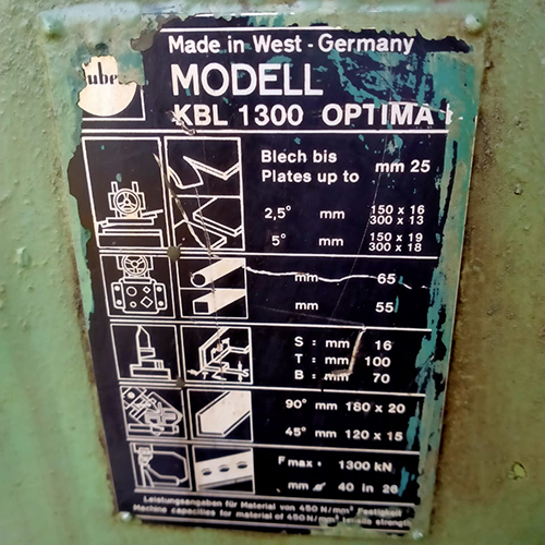 Green Iron Worker Machine