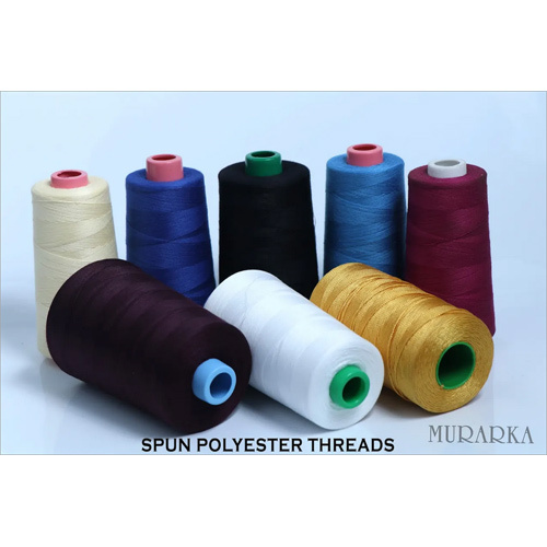 Spun Polyester Threads - Color: Different Available (600+ Colours)