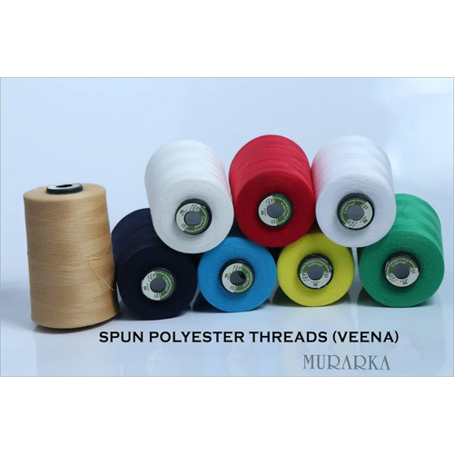 Veena Spun Polyester Threads - Color: Different Available