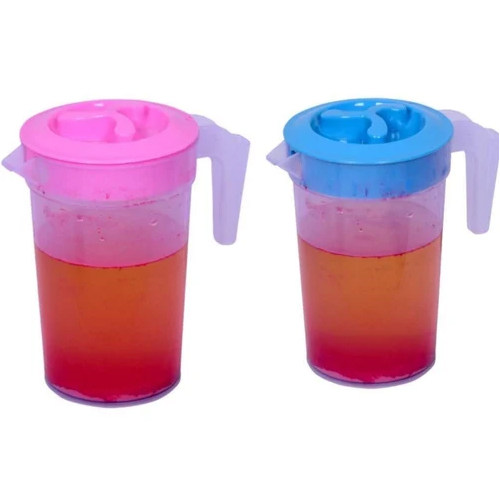 1.5L Water Plastic Jug - Medium Size, Available in Different Colors | Durable Plastic Material with Convenient Handle