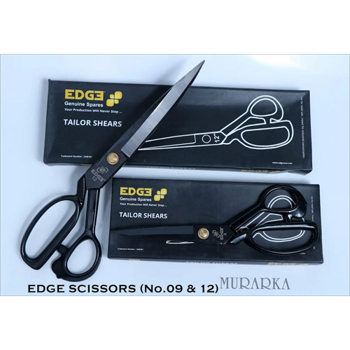 No 09 And 12 Edge Scissors Application: For Fabric Cutting
