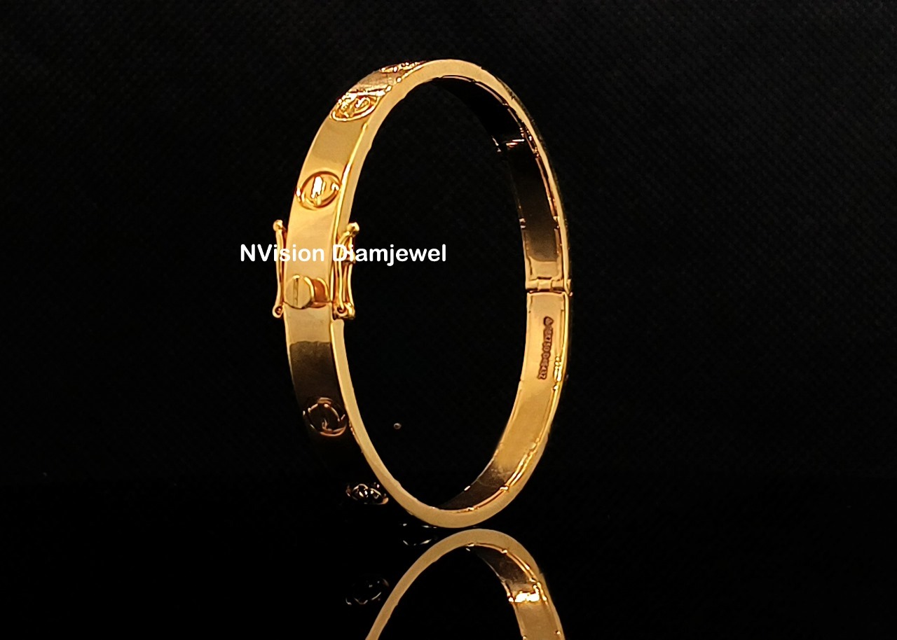18kt Gold Classic Eternal Bond Luxury Screwa Bracelet