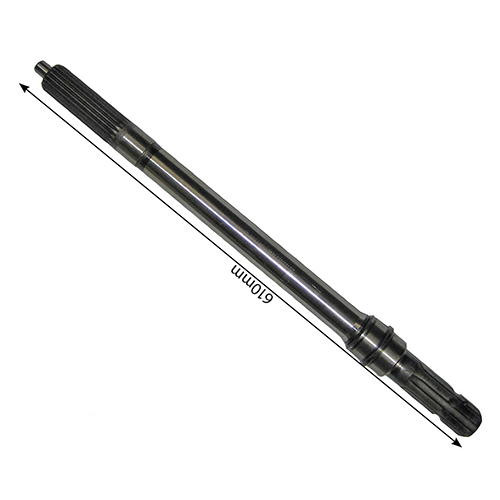 Transmission Pto Output Shaft - 610mm Length, 45mm Bush, 21 Teeth | Compatible With Massey, Ford, Kubota & More