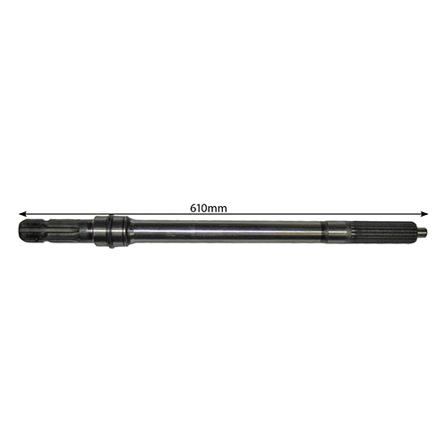 Transmission Pto Output Shaft - 610mm Length, 45mm Bush, 21 Teeth | Compatible With Massey, Ford, Kubota & More